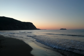 Sunrise on Crystal beach villa Leia
